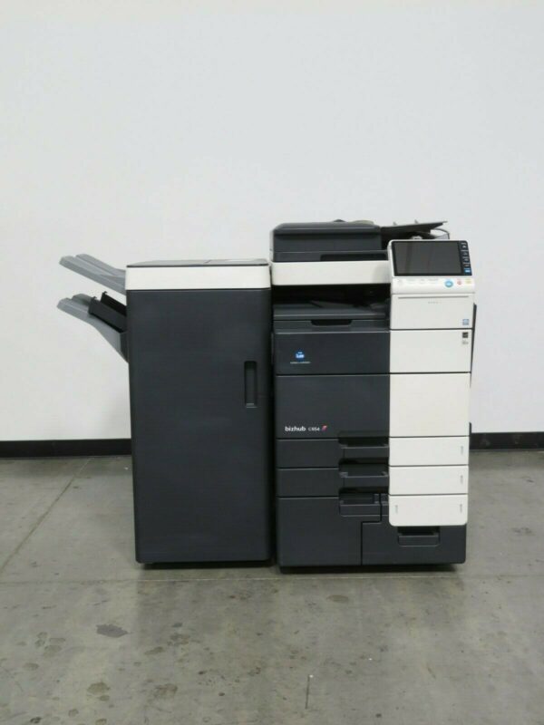 Konica Minolta Bizhub C654e color copier Only 174K copies 65 page per minute