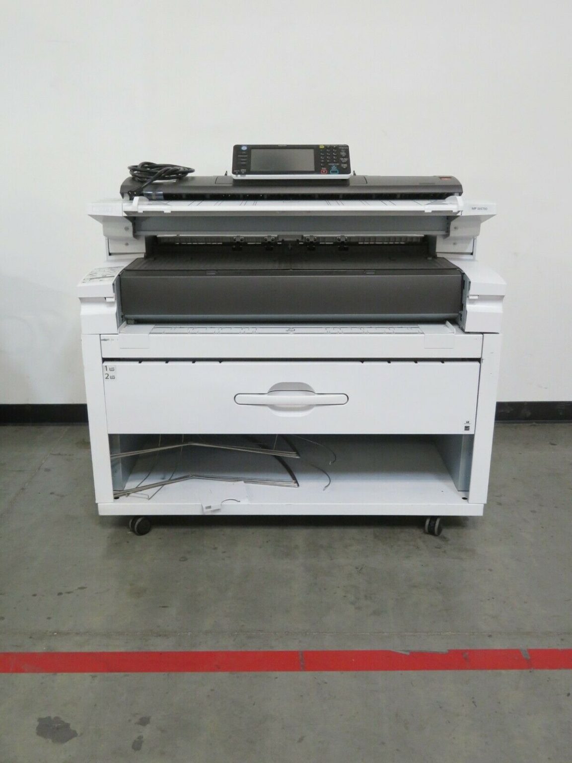 Ricoh MPW6700 W6700 6700 wide format printer scanner copier 18K meter