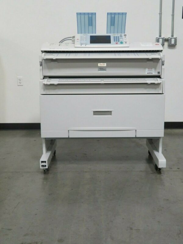 Ricoh MPW3601 W3601 3601 wide format printer scanner copier - 23K meter