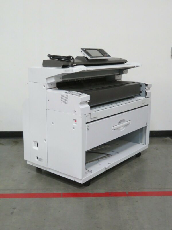 Ricoh MPW6700 W6700 6700 wide format printer scanner copier 18K meter