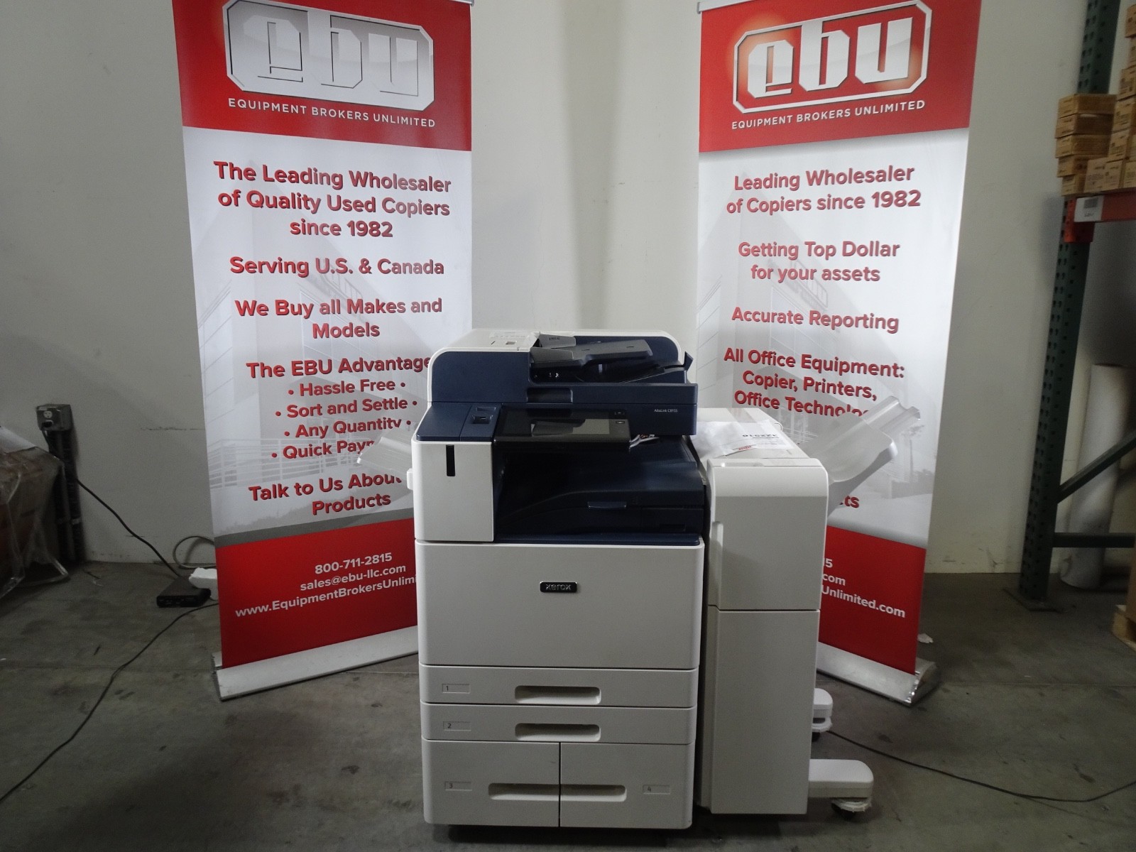 Xerox AltaLink C8155 color copier printer scan - 55 ppm color - New out of box
